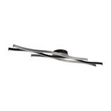 Blaze 2 Light LED Linear Ceiling Light – Brushed Aluminium