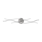 Blaze 2 Light LED Linear Ceiling Light – Brushed Aluminium