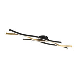Blaze 2 Light LED Linear Ceiling Light – Satin Brass