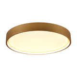 Doha LED Round Ceiling Light – Satin Brass