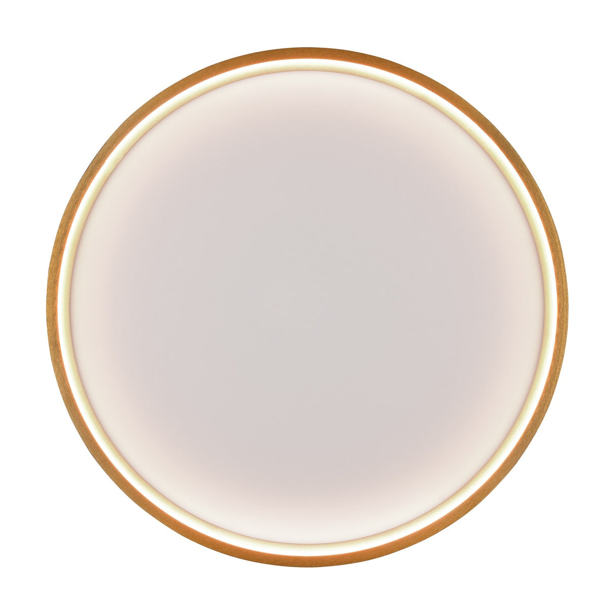 Doha LED Round Ceiling Light – Satin Brass