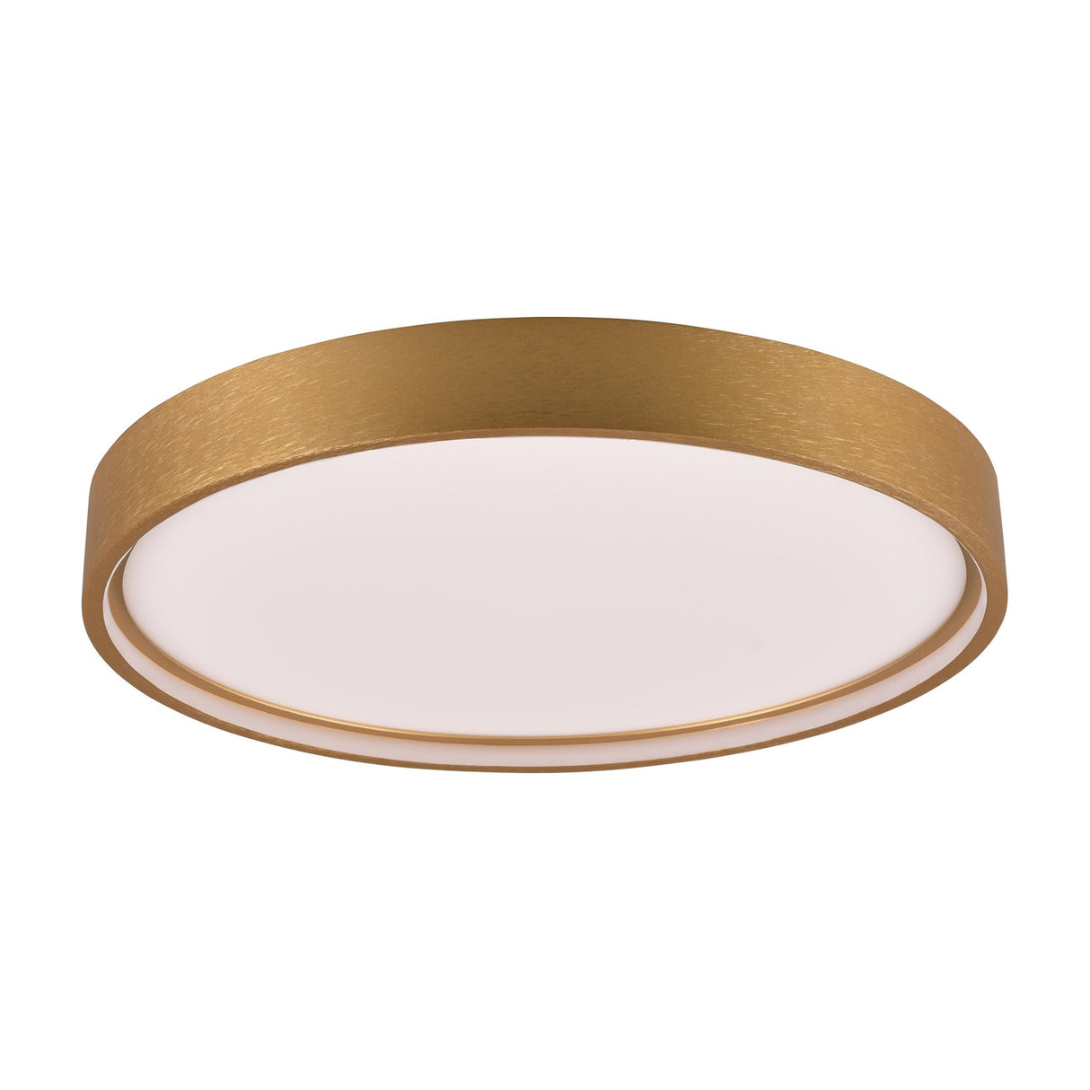 Doha LED Round Ceiling Light – Satin Brass