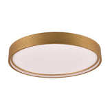 Doha LED Round Ceiling Light – Satin Brass