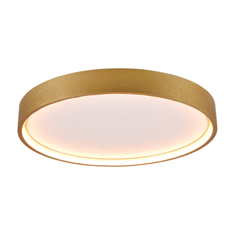 Doha LED Round Ceiling Light – Satin Brass