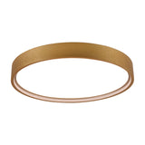 Doha LED Round Ceiling Light – Satin Brass