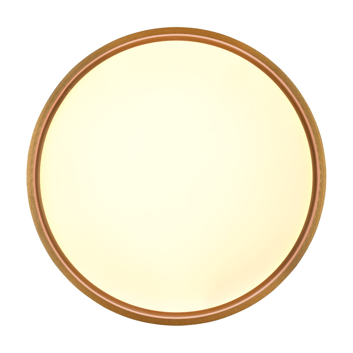 Doha LED Round Ceiling Light – Satin Brass
