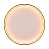 Doha LED Round Ceiling Light – Satin Brass