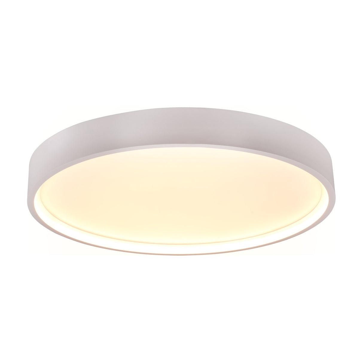 Doha LED Circular Ceiling Light – Matt White