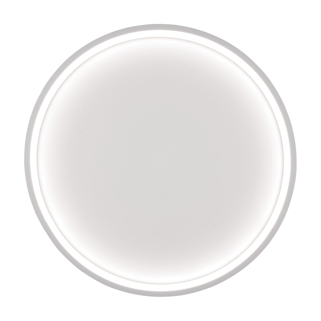 Doha LED Circular Ceiling Light – Matt White