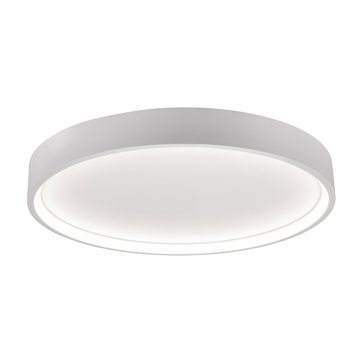 Doha LED Circular Ceiling Light – Matt White