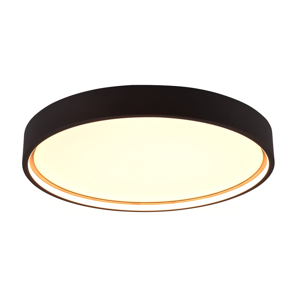 Doha LED Round Ceiling Light – Matt Black