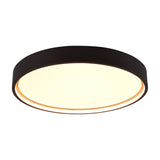 Doha LED Round Ceiling Light – Matt Black