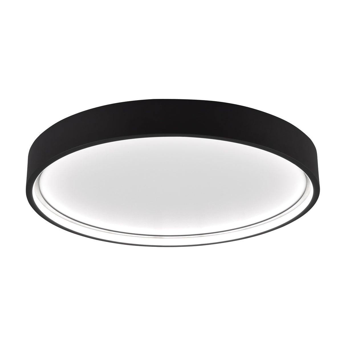 Doha LED Round Ceiling Light – Matt Black