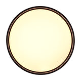 Doha LED Round Ceiling Light – Matt Black
