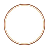 Doha LED Circular Ceiling Light – Coffee