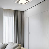 Morgan LED Square Ceiling Light – Satin Nickel