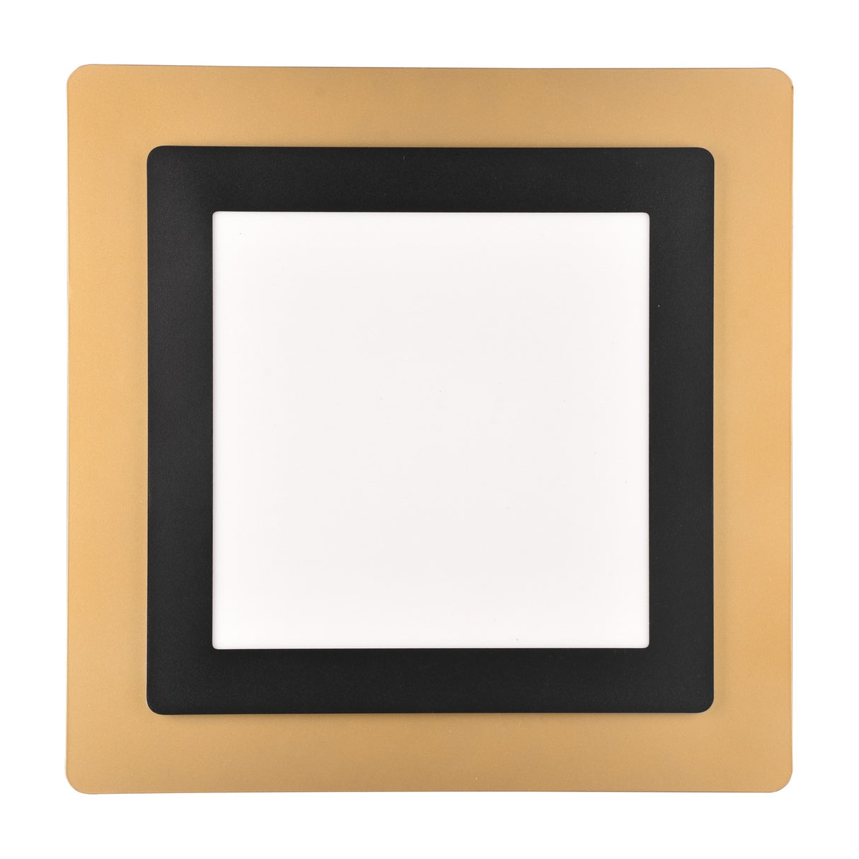 Morgan LED Square Ceiling Light – Black & Gold