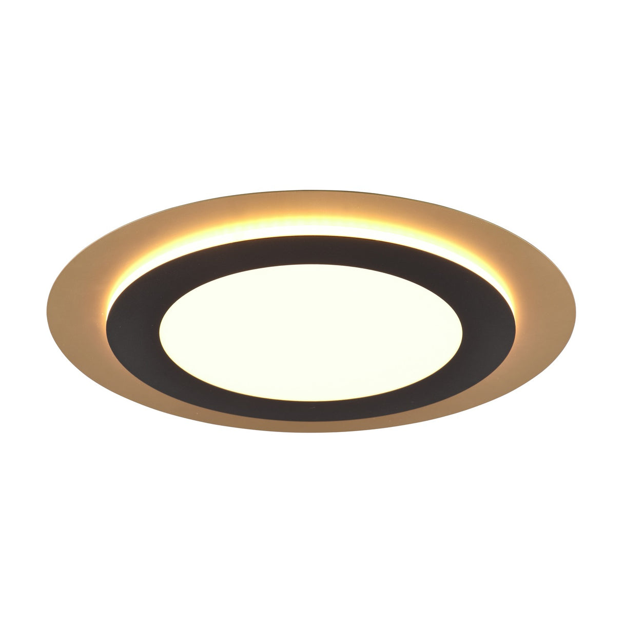 Morgan LED Remote Control Ceiling Light – Black & Gold