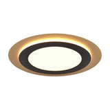 Morgan LED Remote Control Ceiling Light – Black & Gold