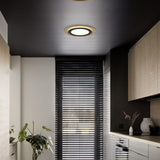 Morgan LED Remote Control Ceiling Light – Black & Gold