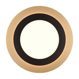 Morgan LED Remote Control Ceiling Light – Black & Gold