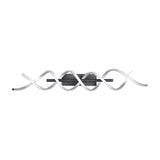Sequence LED Ceiling Light – Brushed Aluminium