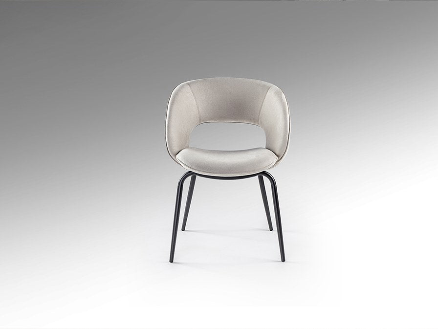 Nim Dining Chair - Stone and Black