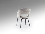 Nim Dining Chair - Stone and Black