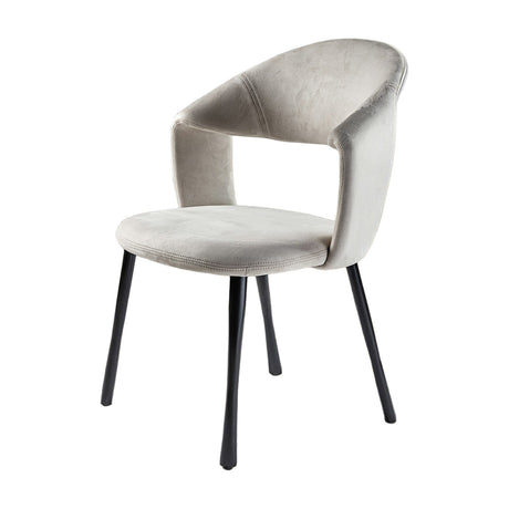 Willy Dining Chair - Stone and Black