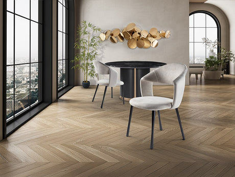 Willy Dining Chair - Stone and Black
