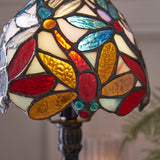 Merriworth Mini Tiffany Table Lamp - Multicoloured
