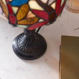 Merriworth Mini Tiffany Table Lamp - Multicoloured