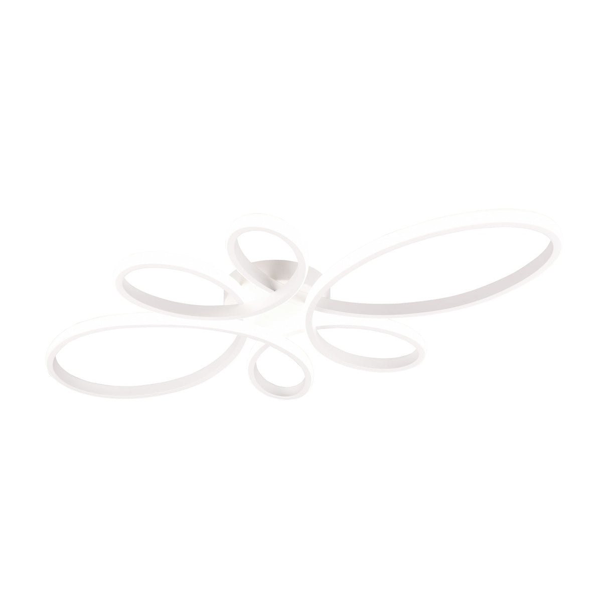 Fly 5 Light LED Circular Ceiling Light – Matt White