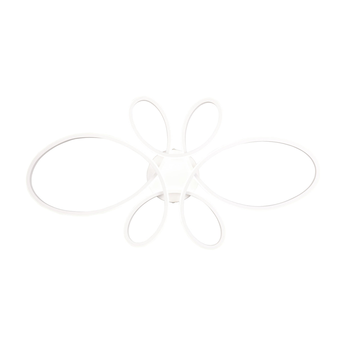 Fly 5 Light LED Circular Ceiling Light – Matt White