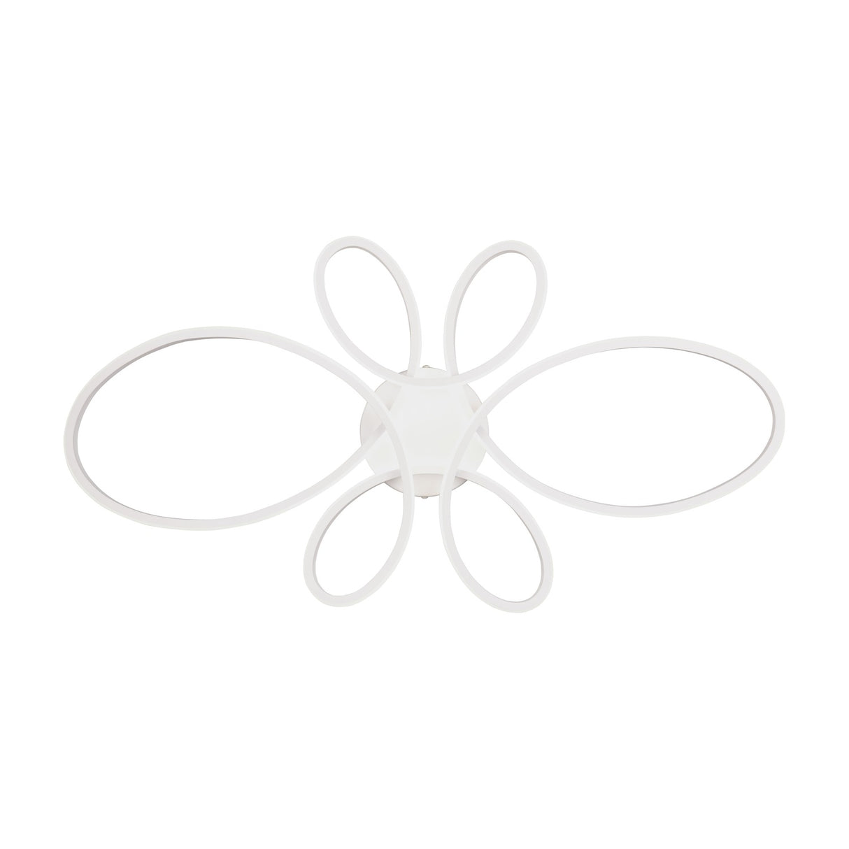 Fly 5 Light LED Circular Ceiling Light – Matt White