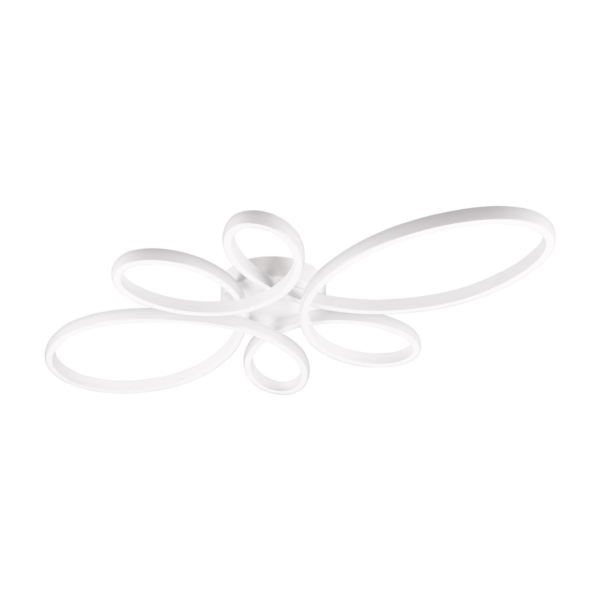 Fly 5 Light LED Circular Ceiling Light – Matt White