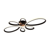 Fly 5 Light LED Circular Ceiling Light – Matt Black