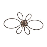 Fly 5 Light LED Circular Ceiling Light – Matt Black