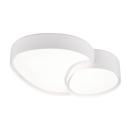 Rise 43.5cm LED Round Ceiling Light – Matt White