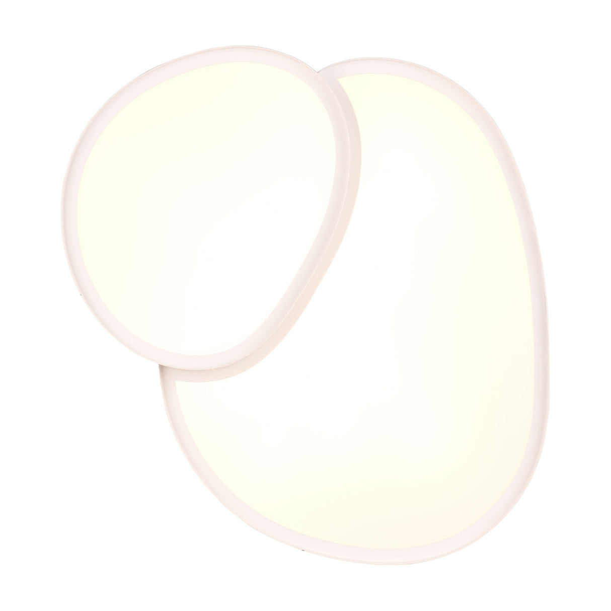 Rise 43.5cm LED Round Ceiling Light – Matt White
