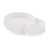 Rise 43.5cm LED Round Ceiling Light – Matt White