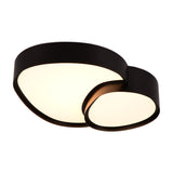 Rise 43.5cm LED Round Ceiling Light – Matt Black