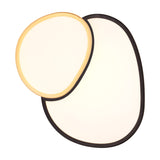 Rise 43.5cm LED Remote Control Ceiling Light – Black & Gold