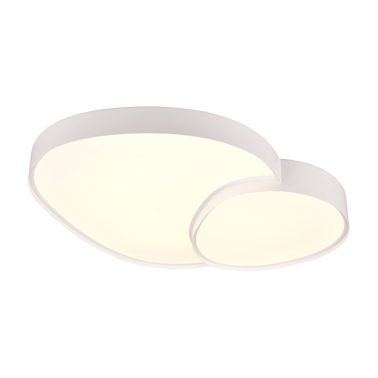 Rise 77cm LED Round Ceiling Light – Matt White
