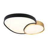 Rise 77cm LED Remote Control Ceiling Light – Black & Gold
