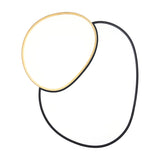Rise 77cm LED Remote Control Ceiling Light – Black & Gold