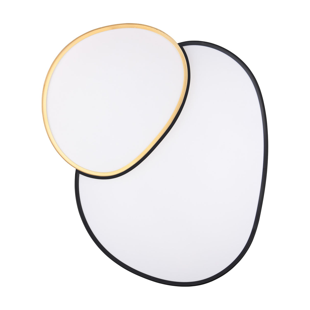 Rise 77cm LED Remote Control Ceiling Light – Black & Gold