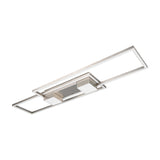 Albany 2 Light LED Square Ceiling Light – Satin Nickel