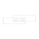 Albany 2 Light LED Circular Ceiling Light – Matt White