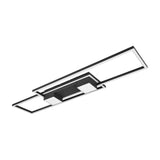 Albany 2 Light LED Square Ceiling Light – Matt Black